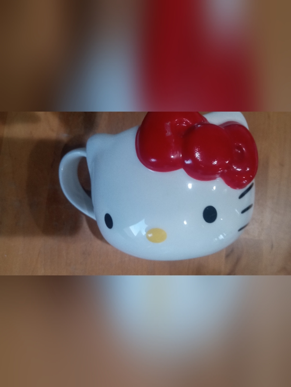 Hello Kitty Ceramic Mug with Red Bow
